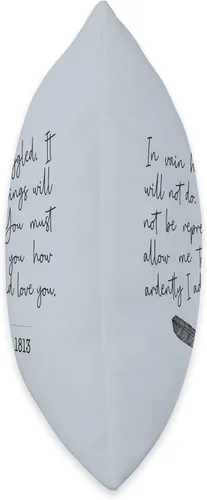 Miniatura 2 de Outfitters Ave. Pride and Prejudice Jane Austen Booktok Bookish Merch - Almohada de 16 x 16 pulgadas, multicolor