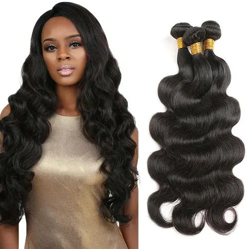 Miniatura 101 de Color 30 paquetes de cabello humano marrón onda del cuerpo paquetes 8 10 12 pulgadas brasileño virgen Remy extensiones de cabello humano doble trama