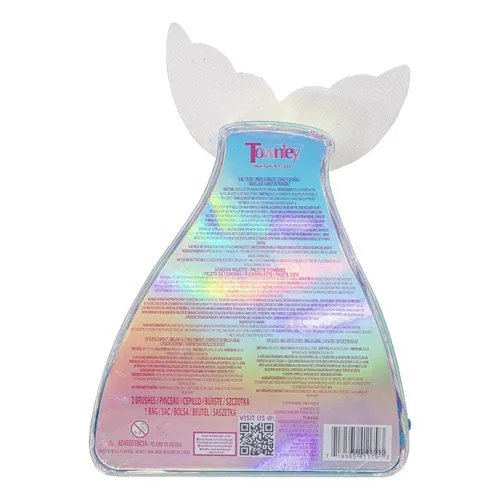 Miniatura 8 de Townley Girl Set de maquillaje para niños en bolsa de sirena, incluye brillo de labios, esmalte de uñas, brillo corporal, perfecto para regalo
