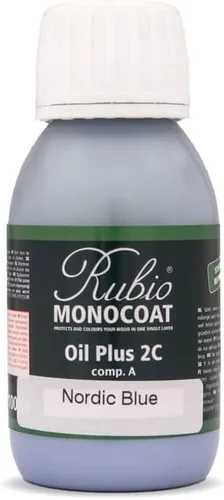 Miniatura 19 de Rubio Monocoat Muestra de Acabado de Aceite para Madera - Puro Aceite Plus Parte A Aceite de Linaza de Secado Rápido y Ecológico para Uso Pure