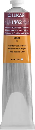 Miniatura 22 de Lukas 1862 Pintura al Óleo para Artistas Profesionales - Colores Tierra Amarillentos, 37 mL - Juego de 4 - Destacada Resistencia a la Luz, Sin