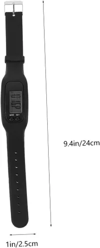 Miniatura 9 de HOMSFOU Reloj podómetro multifunción con contador de pasos, pulsera de fitness con banda agradable a la piel de 9.44 pulgadas para caminar