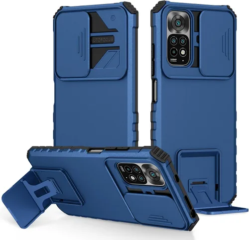 Miniatura 43 de Funda compatible con Xiaomi Redmi Note 12 Pro 4G Dimensional Soporte Ventana Deslizante Teléfono Móvil Funda Protectora a Prueba de Golpes Funda