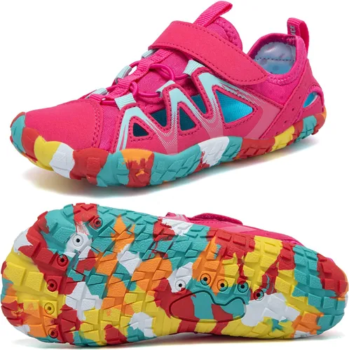 CIOR Zapatos de agua para niños y niñas, cómodos zapatos deportivos con punta cerrada, sandalias deportivas para caminar (niños pequeñosniños