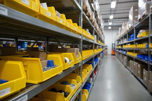 Miniatura 4 de Hudson Exchange - Contenedores apilables de plástico de 11 x 11 x 5 pulgadas y contenedores para colgar (color amarillo, 1 unidad)