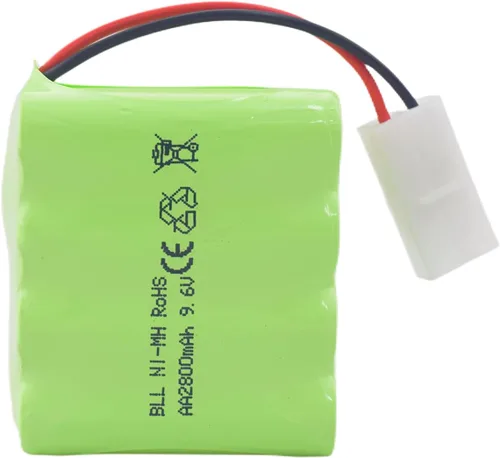 Miniatura 8 de AA 9.6V 2800mah RC Battery Pack con Tamiya plug con cable de carga USB para tanques de juguete Departamento de Ingeniería de cama plana