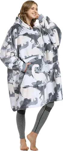 Miniatura 9 de Catalonia Sudadera con Capucha Manta Extragrande, Cómoda Sudadera Sherpa Usable, Regalo para Ella