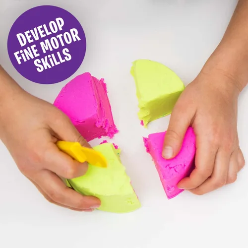 Miniatura 2 de Educational Insights Playfoam Sand - Paquete de 8 juguetes sensoriales preescolares para niños de 3 a 5 años, kit de arena de juego no tóxico