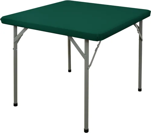 Miniatura 37 de Mantel Cuadrado Elástico Ajustable, Cubierta de Mesa de Poliéster Resistente al Viento, Mantel Resistente a Rayones y Lavable para Mesas Plegables