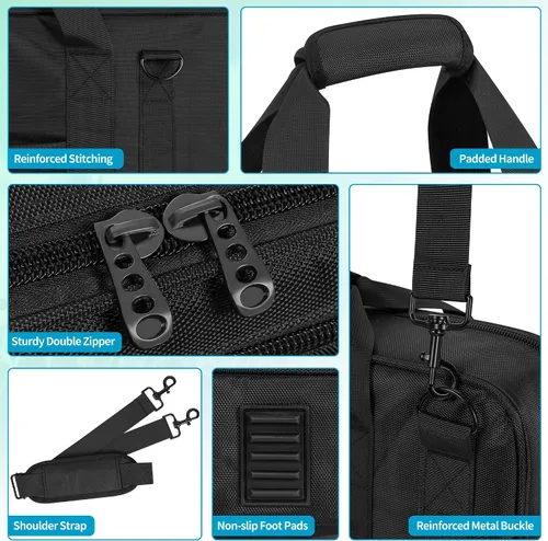 Miniatura 7 de IBVIVIC Bolsa para controlador de DJ, se adapta a DDJ-REV1/DDJ SR/SR2/Denon MC4000/Numark Mixtrack Pro FX/NVII/Mixstream Pro+/Mixstream Pro Go/NI