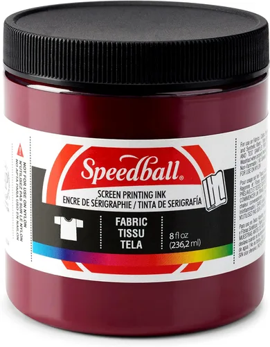 Miniatura 44 de Speedball Tinta de impresión de pantalla de tela, 8 onzas, color negro para impresión de camisetas y serigrafía