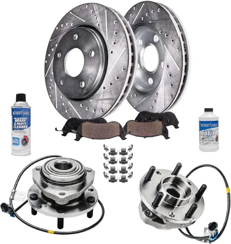 Miniatura 86 de Detroit Axle - Rotores de freno para Ford Mustang 2015, 2016, 2017, 2018, 2019, 2020, 2021, 2022, 2023, repuesto de rotores de freno de disco