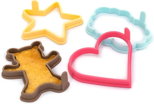 Miniatura 2 de Moldes de silicona para panqueques para corazón, estrella, oso de peluche, panqueques en forma de nube, juego de 4, moldeador de panqueques