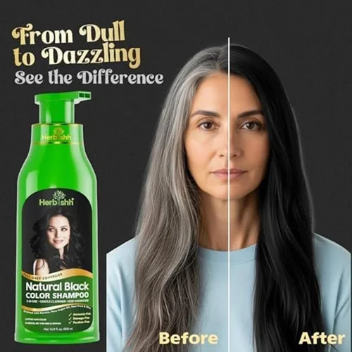 Miniatura 8 de Herbishh After Color Shampoo Combo, 1 champú de color para el cabello, tinte para el cabello, 16.9 fl oz de aceite de argán + 1.0 fl oz de queratina