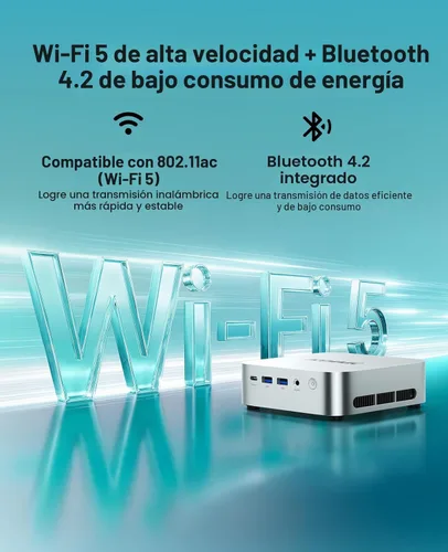 Miniatura 6 de ACEMAGIC Mini PC con Windows 11 Pro, AMD Ryzen 4300U (Beat 3500U/N150/N95, hasta 3.7 GHz), 16 GB DDR4 RAM 512 SSD Mini computadoras, 28W MAX Desktop