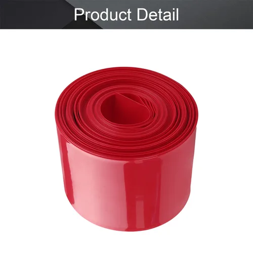 Miniatura 4 de Othmro Kit de tubos termorretráctiles de batería de 32.8 pies, tubo termorretráctil de PVC con aislamiento de ancho de 1.97 pulgadas, tubo retráctil