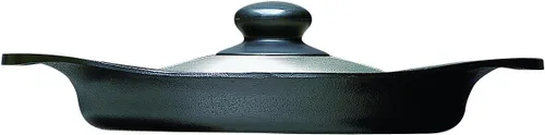 Miniatura 9 de Sori Yanagi Nanbu - Sartén de aceite con diseño simple y alta practicidad, fabricada en Japón, tapa de hierro y mango incluidos, compatible