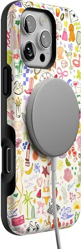 Miniatura 6 de Casely Funda para iPhone 16 Pro Max Todas las cosas divertidas Diversión en días laborables Compatible con MagSafe Diseño de funda