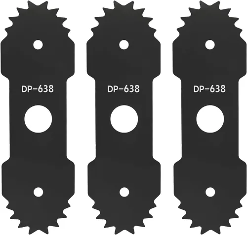 Miniatura 7 de Cuchilla de bordeadora de 9 pulgadas 638006008 638006007 con dientes compatibles con Ryo bi RY13050 RY13050A RY15518 RY40030, hoja resistente de 9