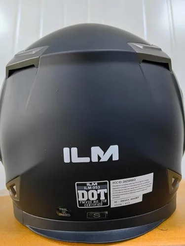 Miniatura 7 de ILM - Casco de motocicleta modular con visera solar abatible, Bluetooth integrado, intercomunicador, Mp3 Modelo 953/953 PRO