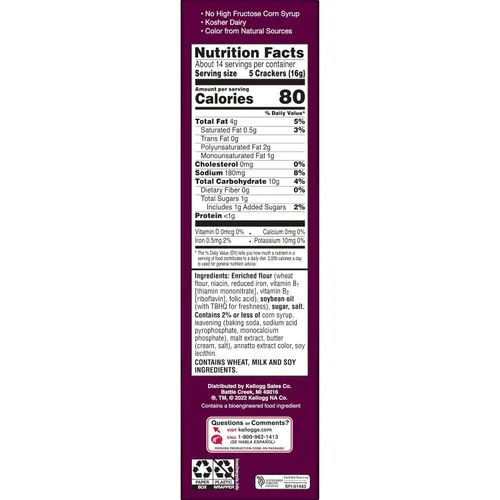 Miniatura 2 de Toasteds Galletas saladas, aperitivos para fiestas, Buttercrop, caja de 8 onzas (1 caja)