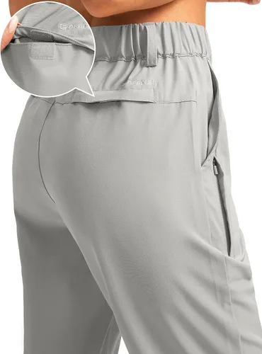Miniatura 4 de G Gradual Bermudas largas de senderismo para mujer, 13 pulgadas, longitud a la rodilla, ligeras, de secado rápido, con 5 bolsillos