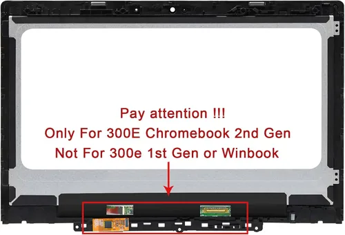 Reemplazo de pantalla original para Lenovo 300E Chromebook 2ª generación AST MTK LCD módulo pantalla táctil digitalizador 5D10Y67266 5D10Y97713