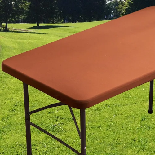 Miniatura 8 de Mantel cuadrado de elastano ajustable de 34 x 34 pulgadas, mantel elástico plegable para tarjetas de picnic, mantel elástico para mesa de patio