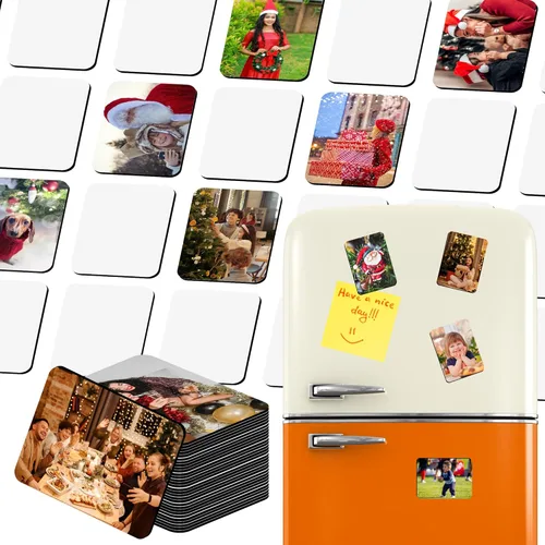 Miniatura 9 de 20 imanes de sublimación en blanco, 3 x 4 pulgadas, imán personalizado para nevera, sublimación, impresión de refrigerador, a granel para cocina