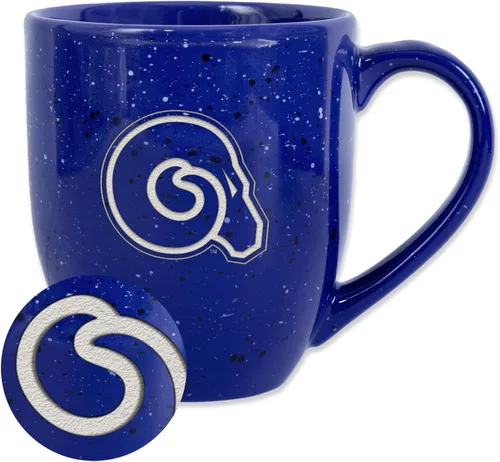 Miniatura 138 de Rico Industries NCAA Virginia Tech Hokies Maroon - Taza de café de cerámica grabada con láser, color del equipo, 16 onzas