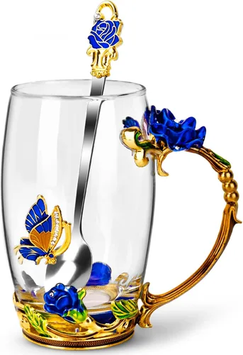 Miniatura 18 de OEAGO Regalos de hermana para hermanas para mujeres, elegante taza de té, regalos únicos de Navidad y cumpleaños para hermana, pequeña, grande