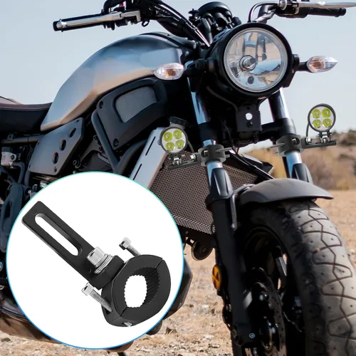 Miniatura 6 de Soporte de luz para motocicleta, soportes de barra de luz, montaje de luz antiniebla de giro de motocicleta, soportes de montaje para motocicleta