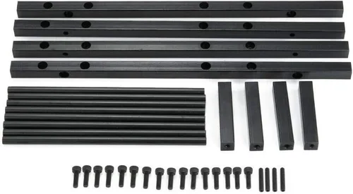 Miniatura 3 de RC Car Alloy Tire Rack/Rack de rueda para llanta de 1.9 '' 2.2 "Llanta SCX10 D90 CC01 TRX4 RC Crawler (negro)