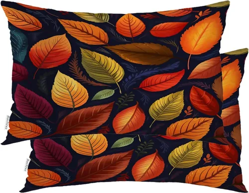 Miniatura 55 de Fundas de almohada con diseño de pinos y pájaros, bayas rojas, hojas de acebo, fondo beige, funda de cojín de mezcla digital, funda de almohada