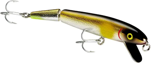 Miniatura 23 de Cotton Cordell Señuelo de pesca de lubina Crankbait de aleta roja Smoky Joe
