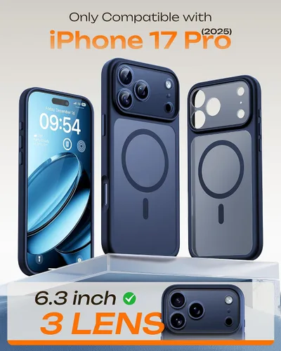 Miniatura 117 de TOCOL Funda para iPhone 11, compatible con Magsafe, protección completa de cámara, imanes integrados, protección contra caídas, funda translúcida