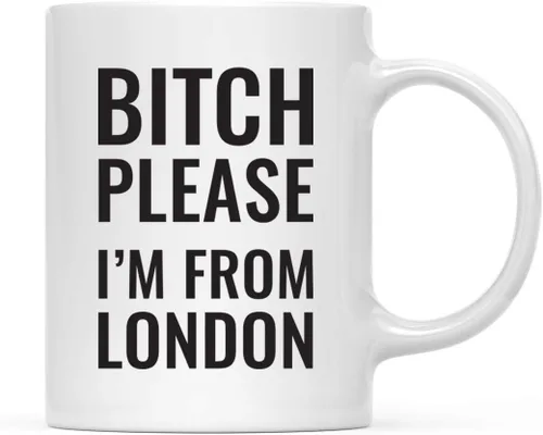 Miniatura 33 de Andaz Press Taza de café de 11 onzas, regalo de broma, Bitch Please I'm from Alabama, paquete de 1, incluye caja de regalo, divertidas ideas