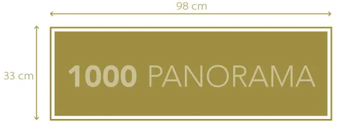 Miniatura 6 de Clementoni - Harry Potter Panorama Puzzle 1000pcs Potter-1000 Hecho en Italia, 1000 Piezas, Panorámico, Películas Famosas, Diversión para Adultos