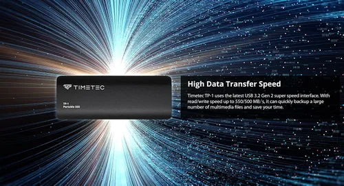 Miniatura 6 de Timetec 1TB Pro USB 3.2 Gen 2 Tipo-C/Tipo-A SSD Velocidad de lectura 1000MB/s Unidad de estado sólido Stick para iPhone 15/Android/Tablet/Windows/Mac