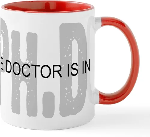 Miniatura 17 de CafePress Knitting Phd (Projects Half D Mug 11 oz (11.0 fl oz) Taza de café de cerámica