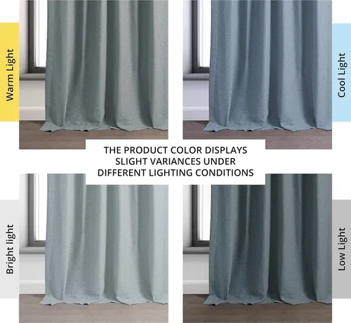 Miniatura 3 de HPD Half Price Drapes Bellino - Cortinas de oscurecimiento de habitación de 63 pulgadas de largo, para dormitorio y sala de estar (1 panel), 50