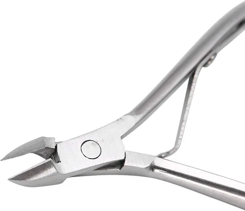 Miniatura 9 de Dioche Cortador de cutículas, cortador de cutículas, pinzas de cutícula, de acero inoxidable, para piel muerta, tijeras para pedicura, manicura