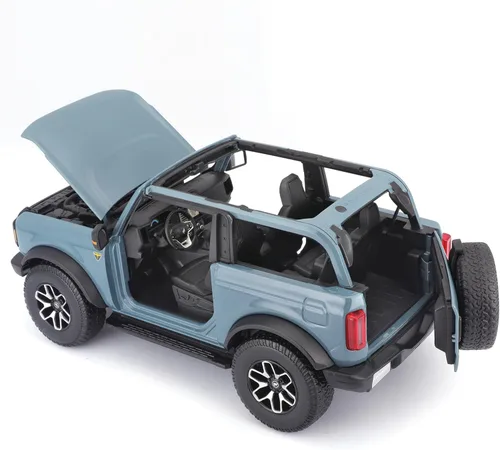 Miniatura 4 de Maisto Maisto 31457 - Coches fundidos a presión 2021 Ford Bronco Badlands Blue Special Edition 1/18 modelo de auto fundido a troquel
