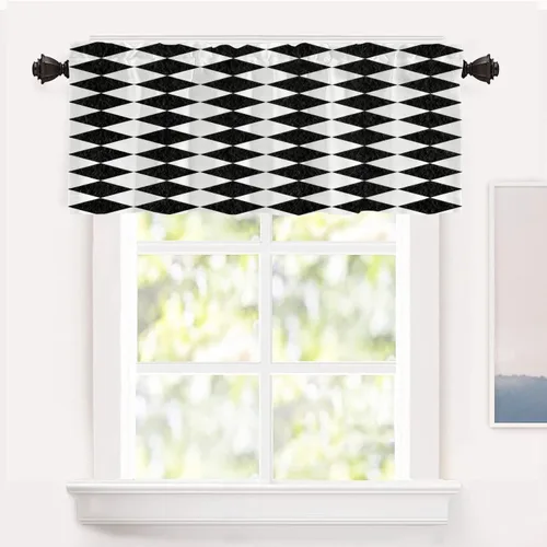 Miniatura 123 de Shrahala Cortinas de hojas de arce otoñales para ventanas de cocina, hojas rojas ardientes, fondo marrón, paneles de cortina de ventana de poliéster