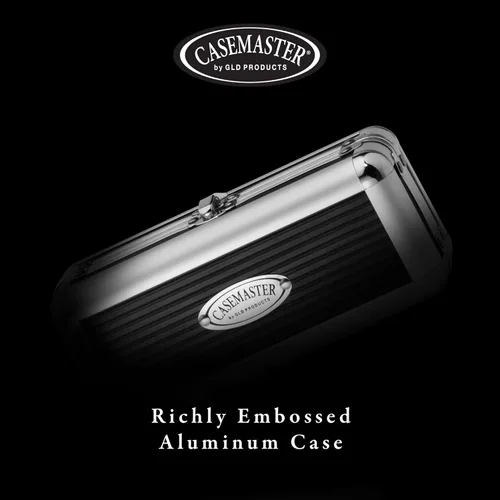 Miniatura 7 de Casemaster Sole - Estuche de aluminio delgado para dardos con capacidad para 3 puntas de acero y punta suave con suficiente espacio para mantener