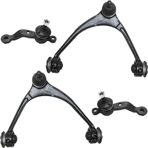 Miniatura 202 de Detroit Axle - AWD Kit de brazos de control delanteros de 4 piezas para Chrysler 300 2005-2023 Dodge Charger 2017-2023 Challenger 2017-2023, 2