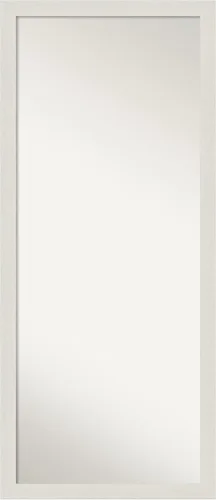 Miniatura 14 de Amanti Art Espejo blanco de longitud completa, 66 x 30 pulgadas, para gabinete, color blanco, espejo de pared de cuerpo entero para vestirse, marco