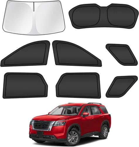 Miniatura 110 de T TGBROS Parasol para parabrisas para Honda Civic 2022-2025 2026, parasol grueso con bloqueo UV y opaca, para privacidad, plegables, 8 accesorios