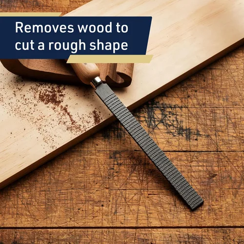Miniatura 2 de Kings County Tools Raspa plana para carpintería de 8 pulgadas Material de acero de alta calidad Duradero y duradero Mango de madera de haya