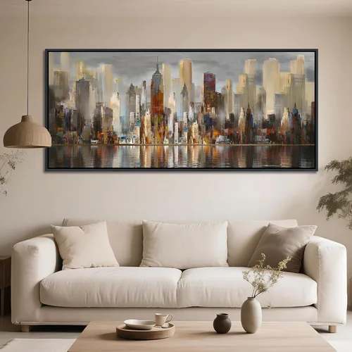 Miniatura 14 de Mofutinpo Arte de Pared de Árbol Rojo en Blanco y Negro Impresión en Lienzo Cuadro Paisaje de Árbol Rojo Grande Obra de Arte Moderna para Sala